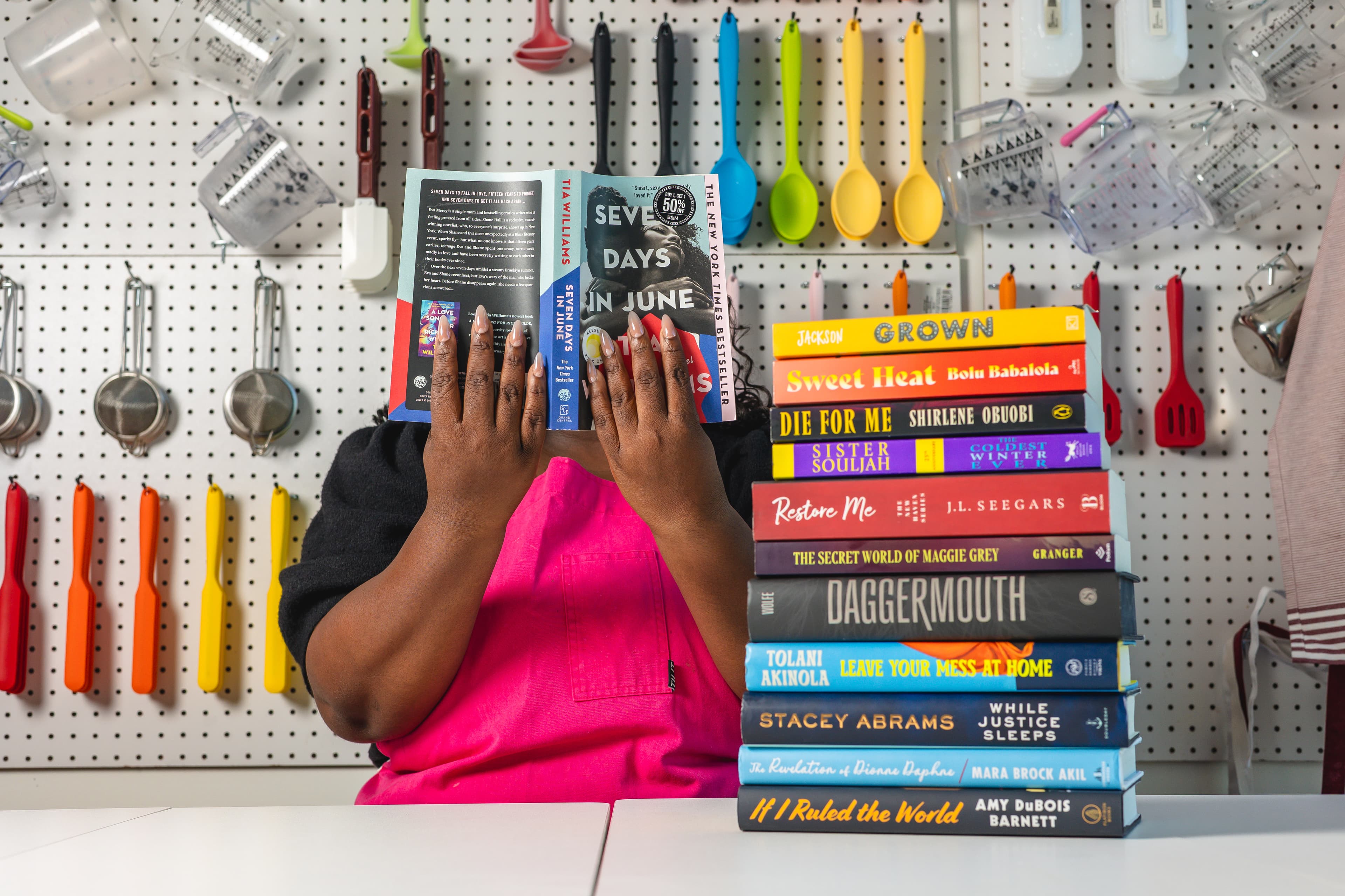Ink and Ingredients participants gather together in a neighborhood bookstore